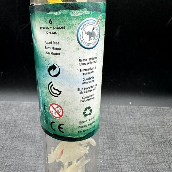 Glow In The Dark Dragons Toob Mini Figures Safari Ltd Ages 3+ 679304 2014 6 Pcs - Picture 6 of 9